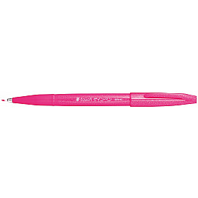 Pentel Touch Brush Sign Pen SES15C - Pink