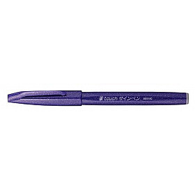 Pentel Touch Brush Sign Pen SES15C - Purple