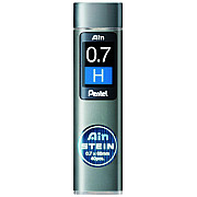 Pentel Ain STEIN C277-H Silicium Vulpotlood vulling - Etui van 40 - 0.7 mm - H