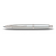 Pilot Capless Fountain Pen - Medium - Silver