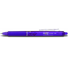 Pilot Frixion Clicker 07 Erasable Pen - Medium - Purple