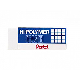 Pentel Hi-Polymer Eraser - Medium - White