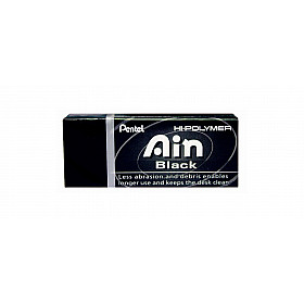 Pentel Hi-Polymer Ain Eraser - Medium - Black