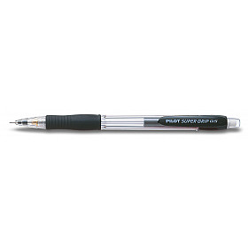 Pilot Super Grip Mechanical Pencil - 0.5 mm - Black Barrel with Graphite Lead