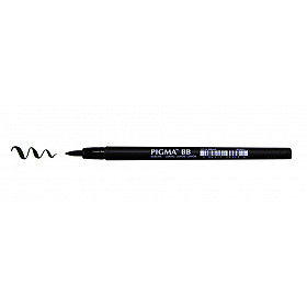 Sakura Pigma Professional Brush Pen - Bold - Black