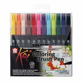 Sakura Koi Coloring Brush Pen - Set of 12