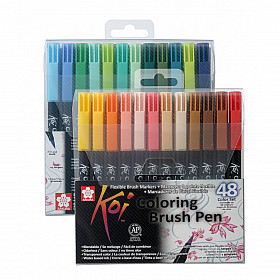 Sakura Koi Coloring Brush Pen - Set of 48