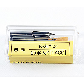 Nikko No. 659 - Maru Mapping Nib Penpunt - Hard Model - Set van 10