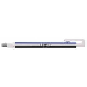 Tombow Mono Zero Eraser - Broad - White/Blue