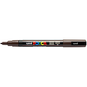 Uni Posca PC-3M Paint Marker - Fine - Dark Brown