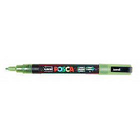 Uni Posca PC-3ML Paint Marker - Fine - Glitter Green