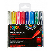 Uni Posca PC-1MC Paint Marker - Extra Fijn - Set van 8