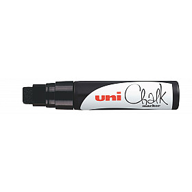 Uni PWE-17K Chalk Marker Krijtstift - Extra Breed - Zwart
