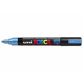 Uni Posca PC-5M Paint Marker - Medium - Metal Blue