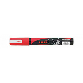 Uni PWE-5M Chalk Marker - Medium - Red