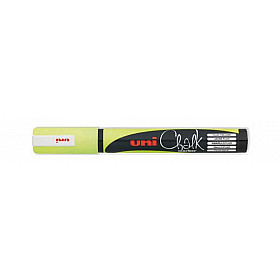 Uni PWE-3MS Chalk Marker - Fine - Fluo Yellow