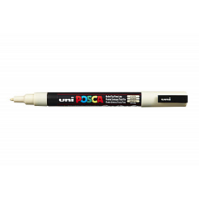 Uni Posca PC-3M Paint Marker - Fine - Ivory