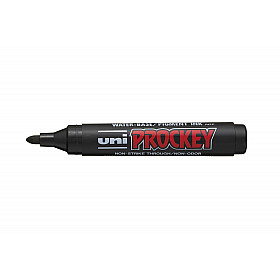 Uni PM-122 Prockey Permanent Marker - Bullet - Black
