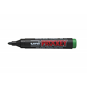 Uni PM-122 Prockey Permanent Marker - Bullet - Green