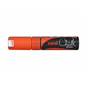 Uni PWE-8K Chalk Marker - Broad - Fluo Orange
