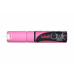 Uni PWE-8K Chalk Marker - Broad - Fluo Pink