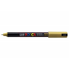 Uni Posca PC-1MR Paint Marker - Ultra Fine - Gold