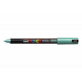 Uni Posca PC-1MR Paint Marker - Ultra Fine - Metallic Green