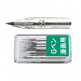 Zebra Comic G-Pen Type Nib - Chrome - Pack of 10