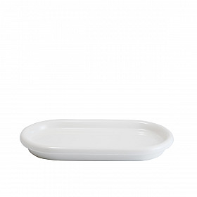 Zero Japan Tray for Round Sugarcube and Creamer Tray - White